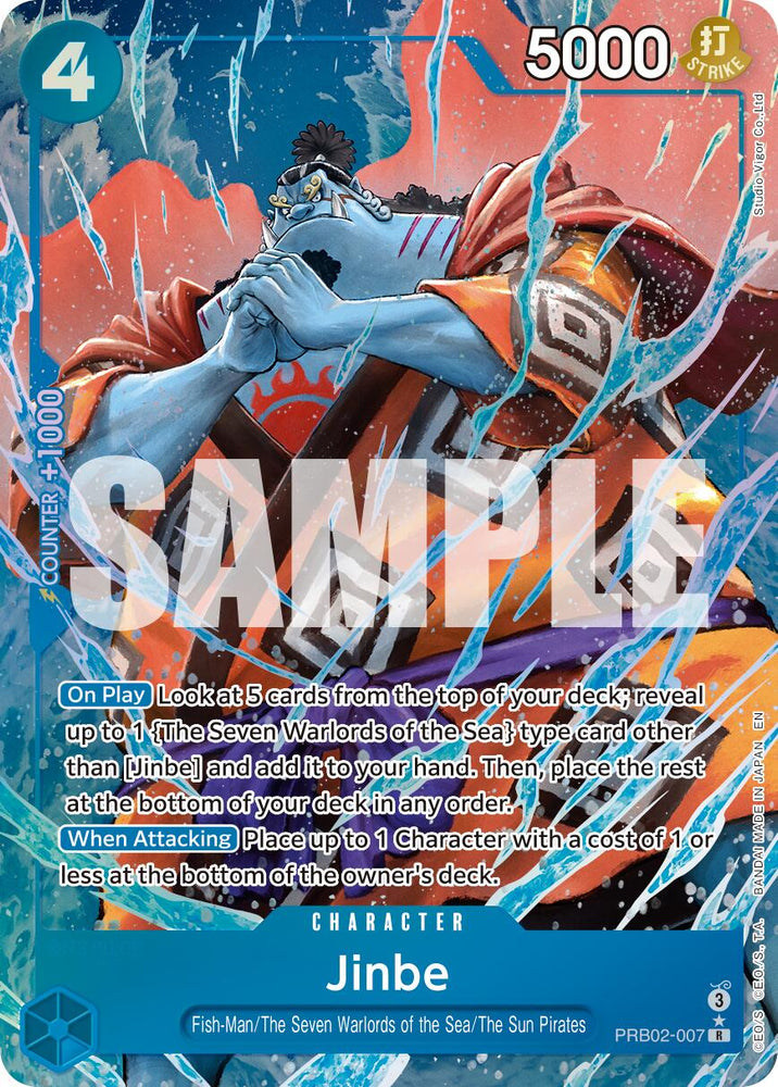 Jinbe (PRB02-007)(Alternate Art) [Premium Booster -The Best- Vol. 2] Bandai