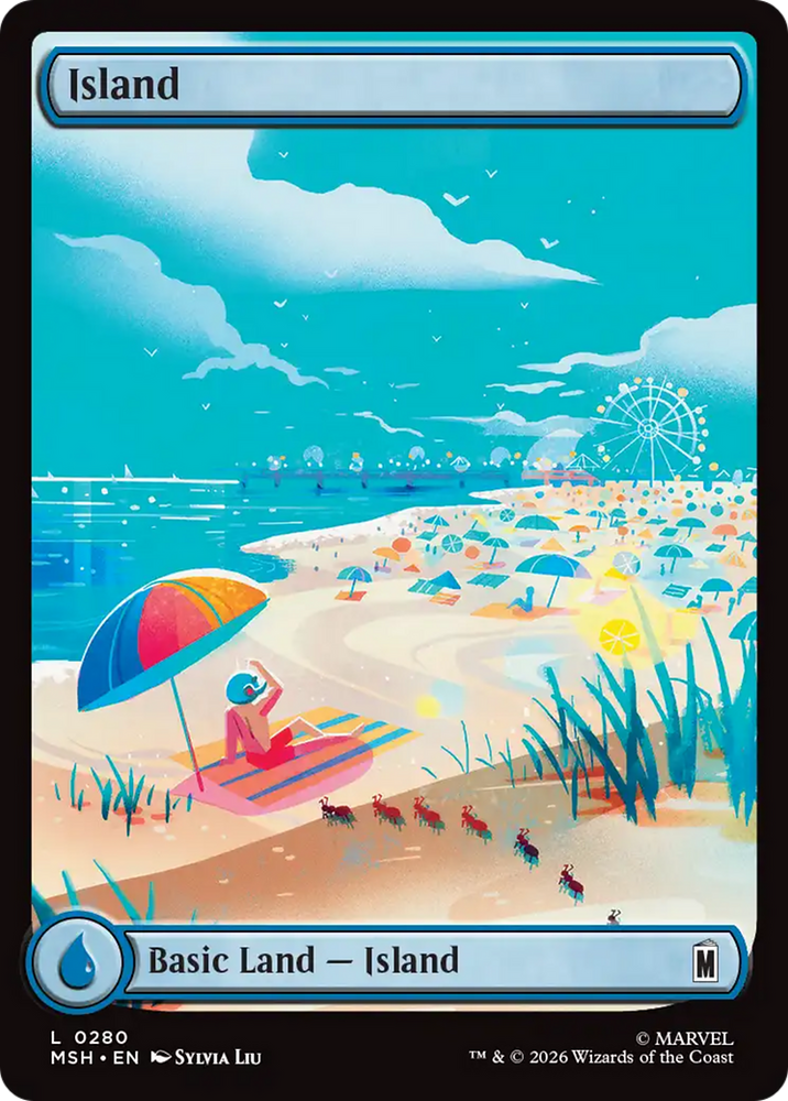 Island (0280) [Marvel Super Heroes] Magic: The Gathering