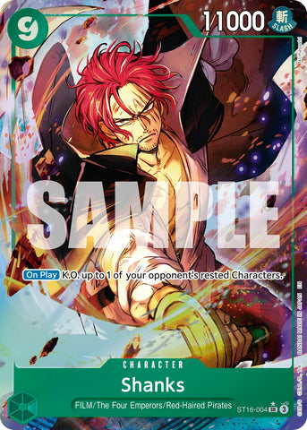 Shanks (ST16-004) (Alternate Art) [Premium Booster -The Best- Vol. 2] Bandai