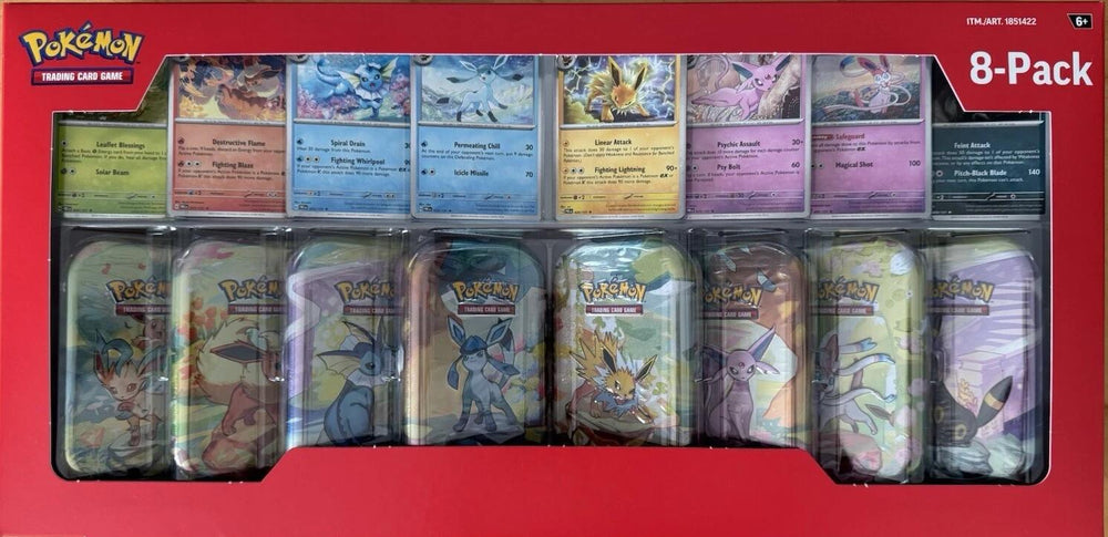 Costco Prismatic Evolutions 8-Pack Mini Tins Pokémon