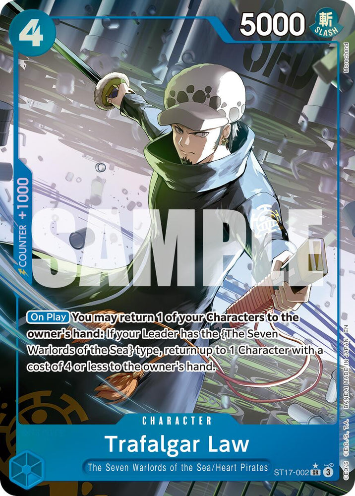 Trafalgar Law (ST17-002) (Alternate Art) [Premium Booster -The Best- Vol. 2] Bandai