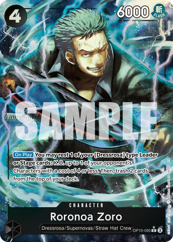 Roronoa Zoro (OP10-095) (Alternate Art) [Premium Booster -The Best- Vol. 2] Bandai