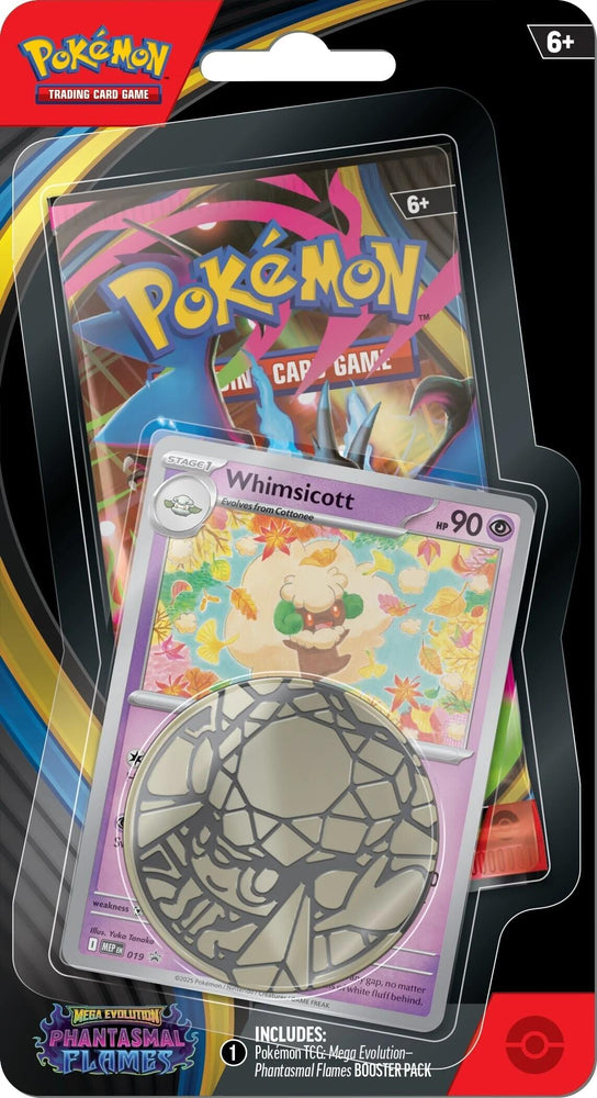 Mega Evolution: Phantasmal Flames - Single Pack Blister (Whimsicott) Pokémon