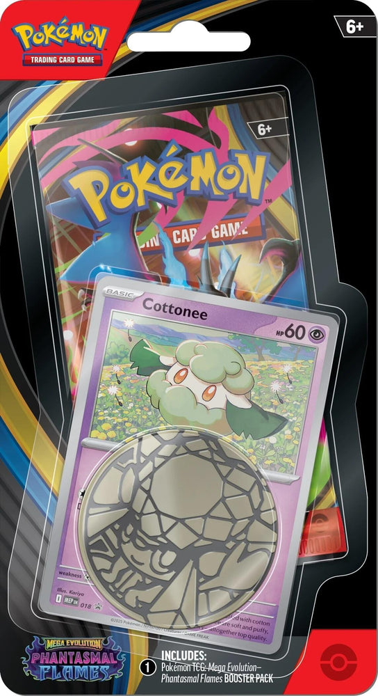 Mega Evolution: Phantasmal Flames - Single Pack Blister (Cottonee) Pokémon