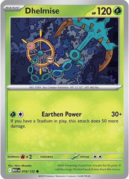 Dhelmise (018/132) [Mega Evolution: Base Set] Pokémon