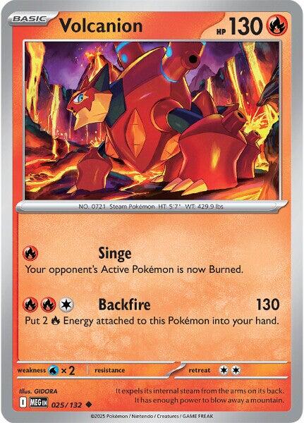 Volcanion (025/132) [Mega Evolution: Base Set] Pokémon