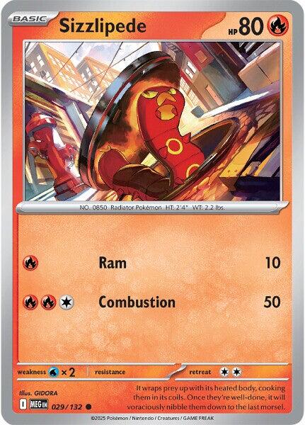 Sizzlipede (029/132) [Mega Evolution: Base Set] Pokémon