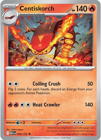 Centiskorch (030/132) [Mega Evolution: Base Set] Pokémon