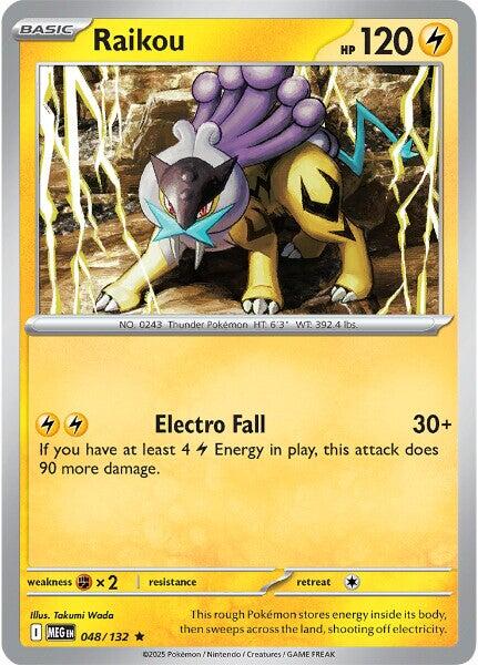Raikou (048/132) [Mega Evolution: Base Set] Pokémon