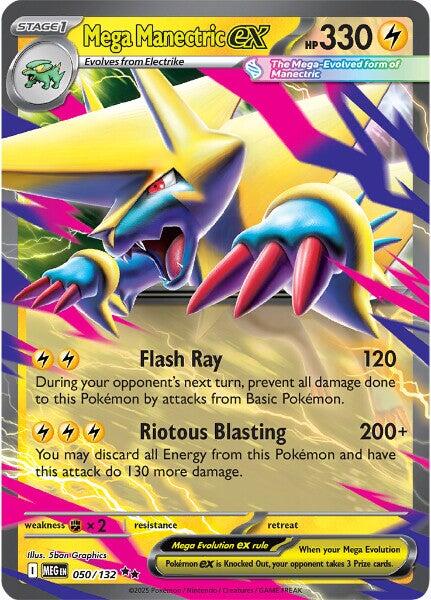 Mega Manectric ex (050/132) [Mega Evolution: Base Set] Pokémon