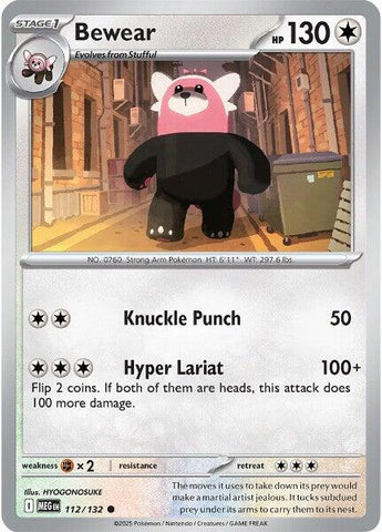 Bewear (112/132) [Mega Evolutions: Base Set] Pokémon