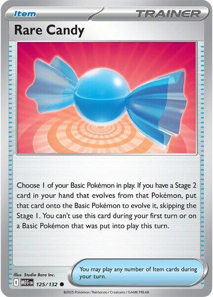 Rare Candy (125/132) [Mega Evolution: Base Set] Pokémon