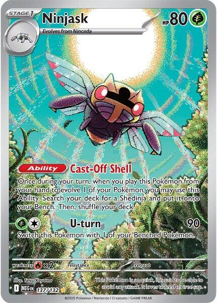 Ninjask (137/132) [Mega Evolution: Base Set] Pokémon