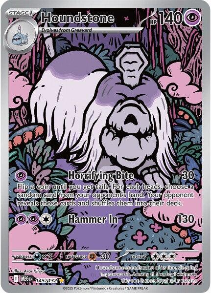Houndstone (145/132) [Mega Evolution: Base Set] Pokémon