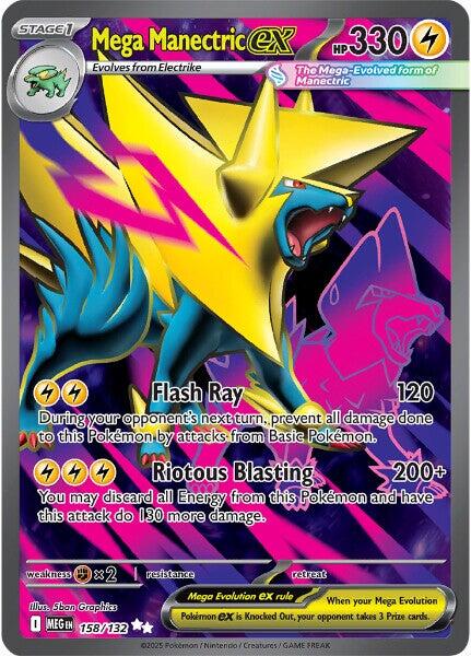 Mega Manectric ex (158/132) [Mega Evolution: Base Set] Pokémon