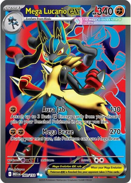 Mega Lucario ex (160/132) [Mega Evolution: Base Set] Pokémon