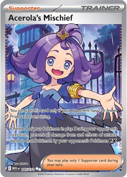 Acerola's Mischief (165/132) [Mega Evolution: Base Set] Pokémon