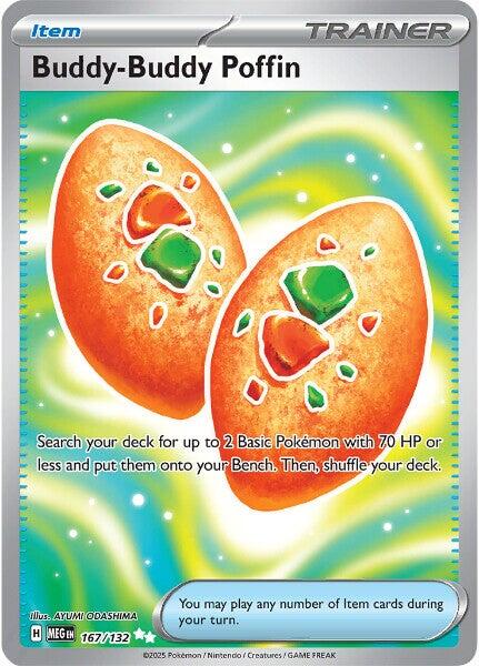 Buddy-Buddy Poffin (167/132) [Mega Evolutions: Base Set] Pokémon
