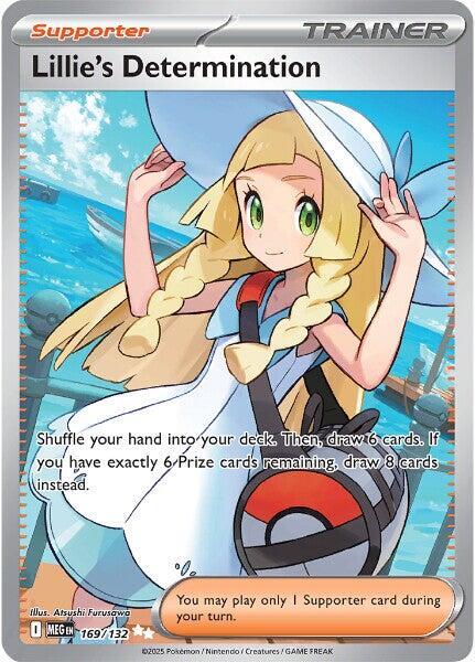 Lillie's Determination (169/132) [Mega Evolution: Base Set] Pokémon