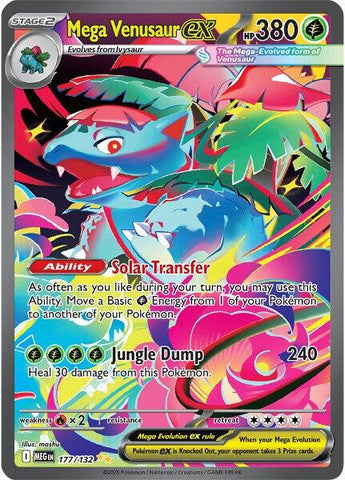Mega Venusaur ex (177/132) [Mega Evolution: Base Set] Pokémon