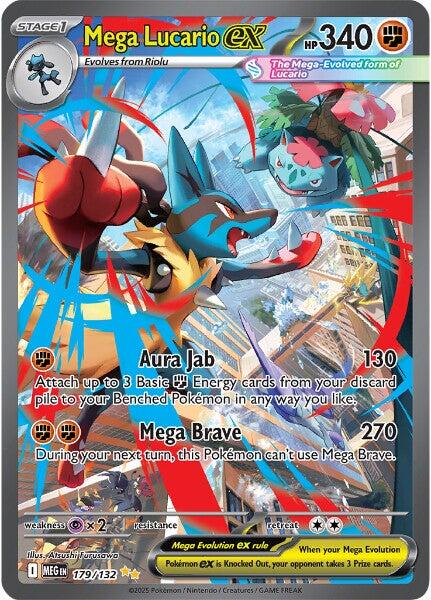 Mega Lucario ex (179/132) [Mega Evolution: Base Set] Pokémon