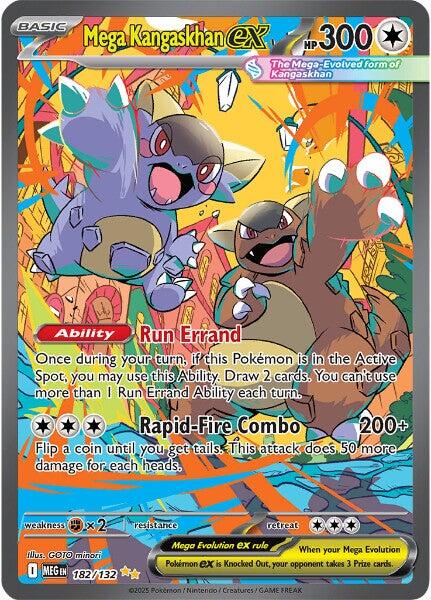 Mega Kangaskhan ex (182/132) [Mega Evolution: Base Set] Pokémon