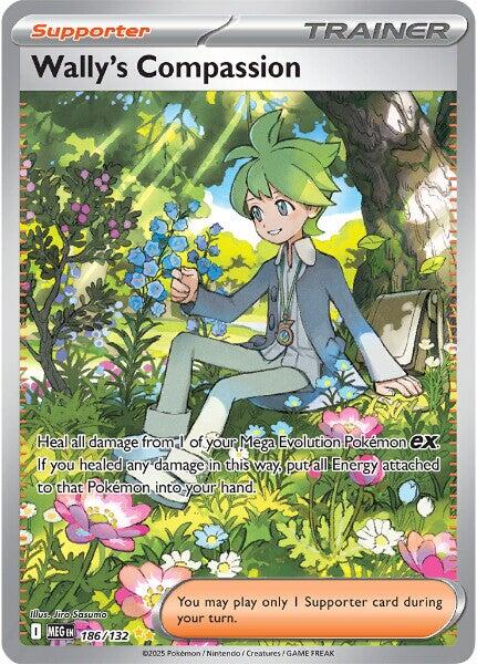 Wally's Compassion (186/132) [Mega Evolution: Base Set] Pokémon