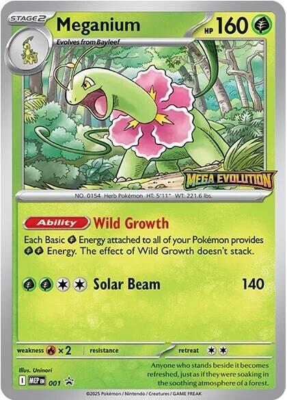 Meganium (001) [Mega Evolution Promo] Pokémon