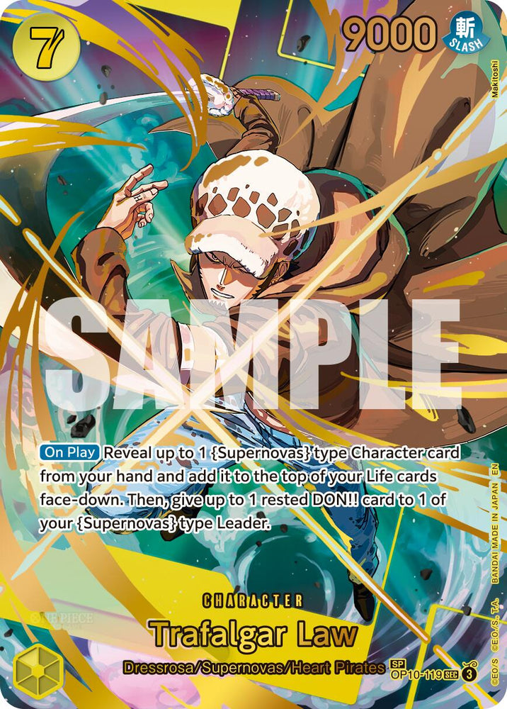 Trafalgar Law (OP10-119) (SP) [Premium Booster -The Best- Vol. 2] Bandai