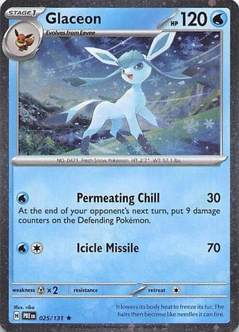 Glaceon (025/131) (Cosmos Holo) [Miscellaneous Cards] Pokémon