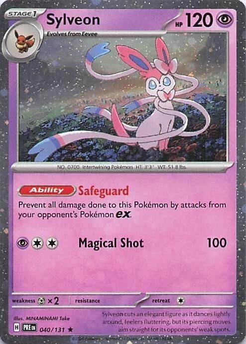 Sylveon (040/131) (Cosmos Holo) [Miscellaneous Cards] Pokémon