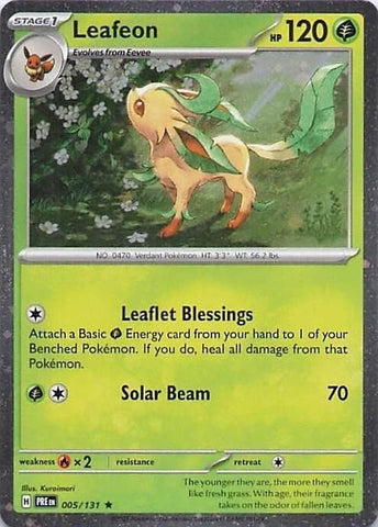 Leafeon (005/131) (Cosmos Holo) [Miscellaneous Cards] Pokémon