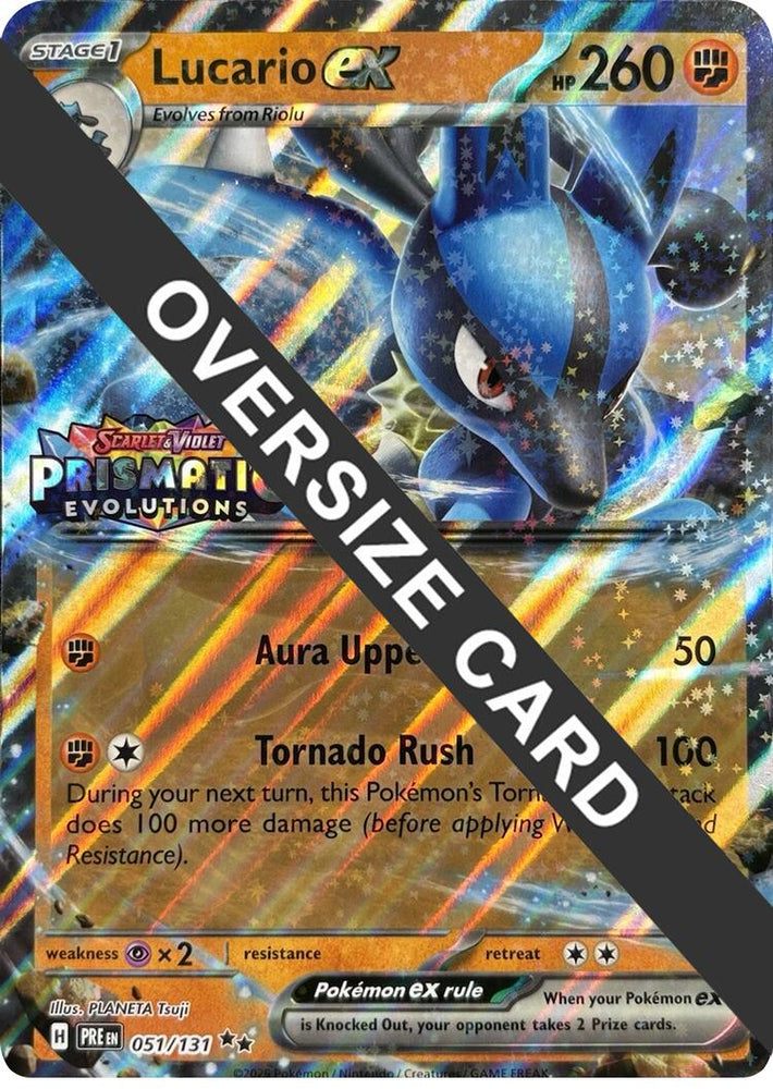 Lucario ex (051/131) (Prismatic Evolutions Stamp) [Scarlet & Violet: Prismatic Evolutions] Pokémon