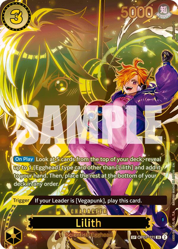 Lilith (OP07-111) (SP) [Carrying On His Will] Bandai