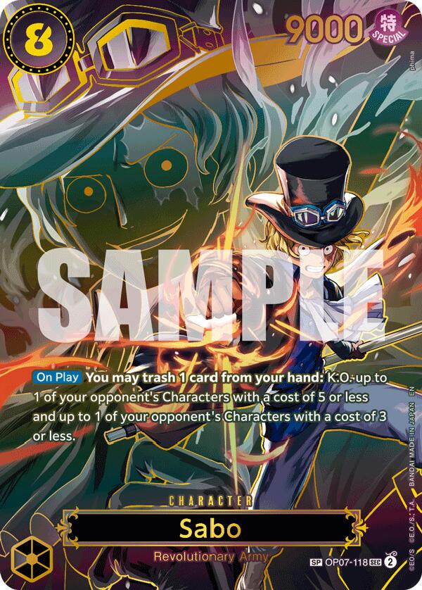 Sabo (OP07-118) (SP) [Carrying On His Will] Bandai