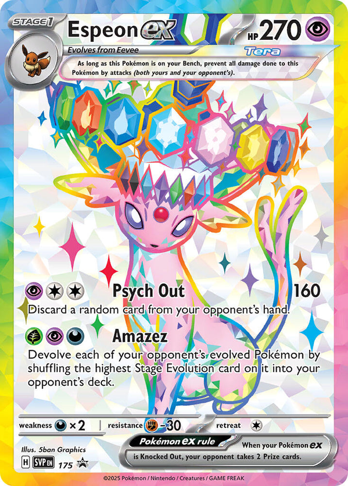 Espeon ex (SVP 175) [Scarlet & Violet: Black Star Promos] Pokémon