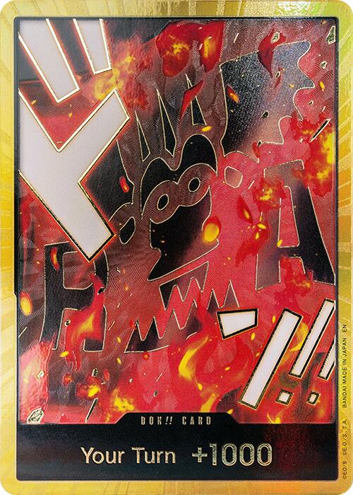 DON!! Card (Dragon) (Gold) [Premium Booster -The Best- Vol. 2] Bandai
