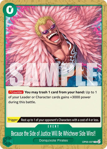 Because the Side of Justice Will Be Whichever Side Wins!! (Tournament Pack 2025 Vol. 4) [One Piece Promotion Cards] Bandai