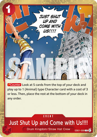 Just Shut Up and Come with Us!!!! (Pirate Foil) [Premium Booster -The Best- Vol. 2] Bandai