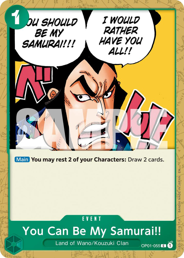 You Can Be My Samurai!! (Reprint) [Premium Booster -The Best- Vol. 2] Bandai