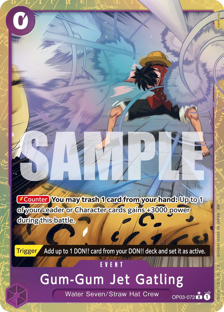 Gum-Gum Jet Gatling (Alternate Art) [Premium Booster -The Best- Vol. 2] Bandai