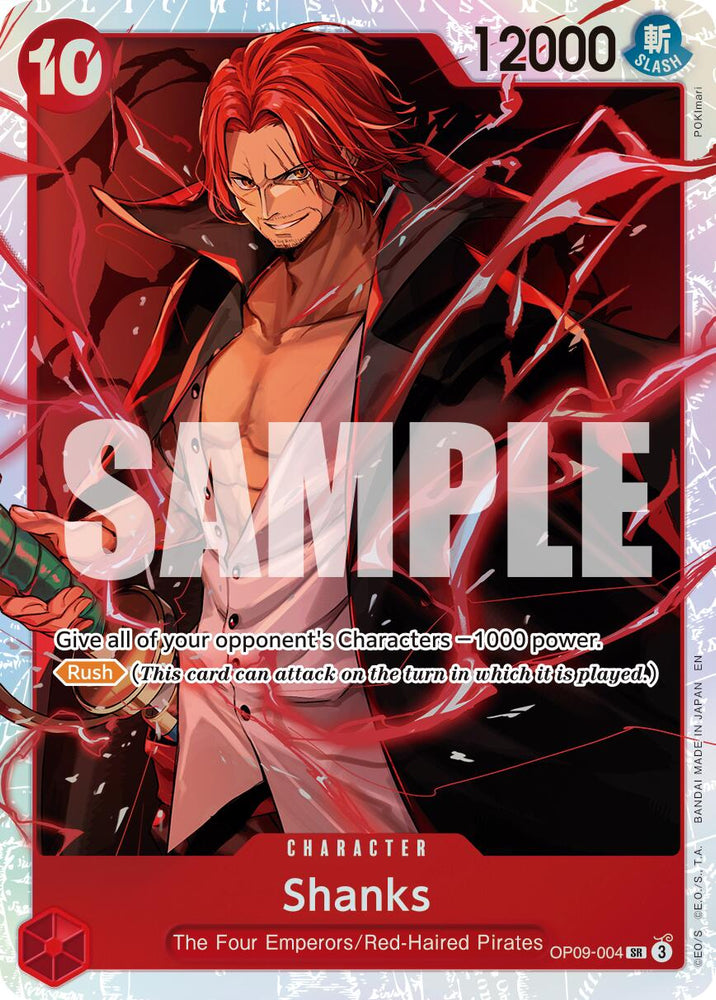 Shanks (OP09-004) (Reprint) [Premium Booster -The Best- Vol. 2] Bandai