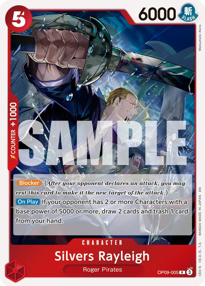 Silvers Rayleigh (OP09-005) (Reprint) [Premium Booster -The Best- Vol. 2] Bandai