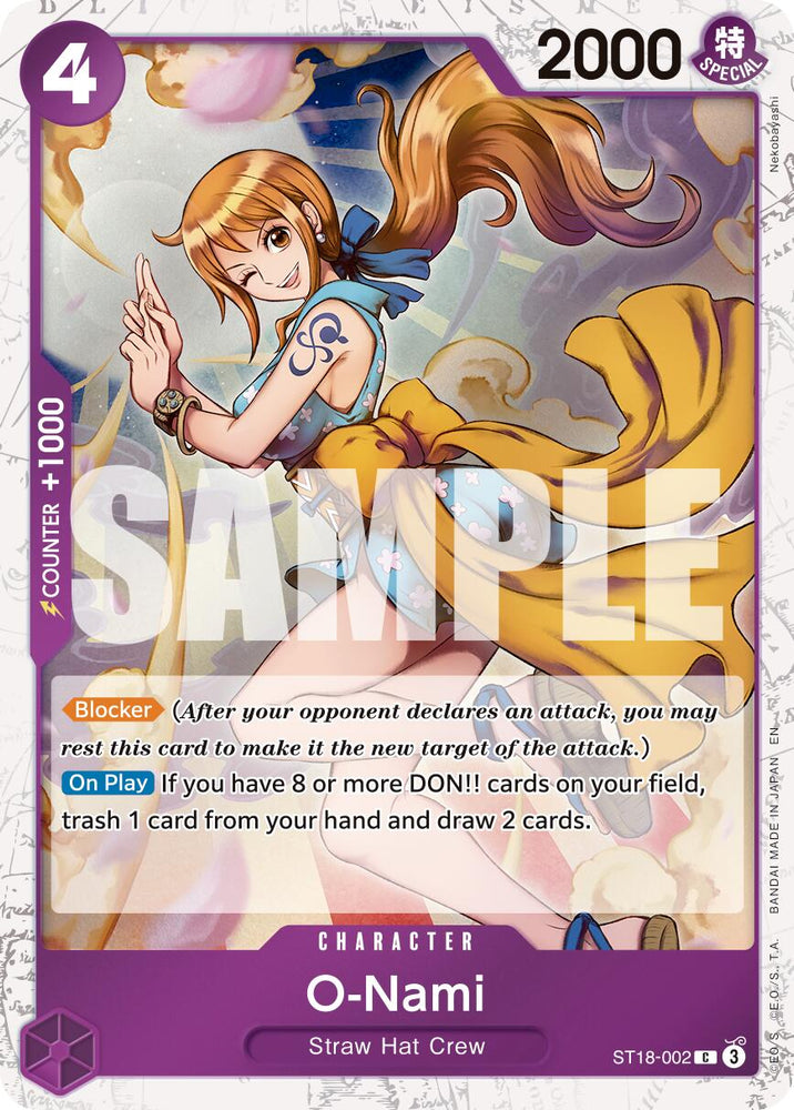 O-Nami (Pirate Foil) [Premium Booster -The Best- Vol. 2] Bandai