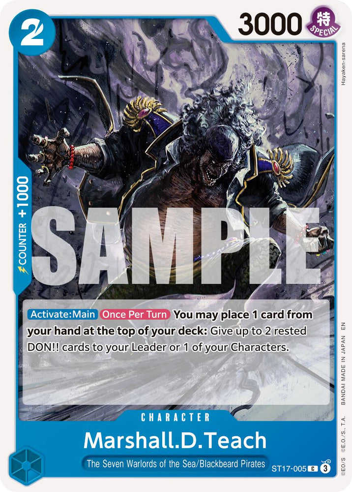 Marshall.D.Teach (ST17-005) [Premium Booster -The Best- Vol. 2] Bandai