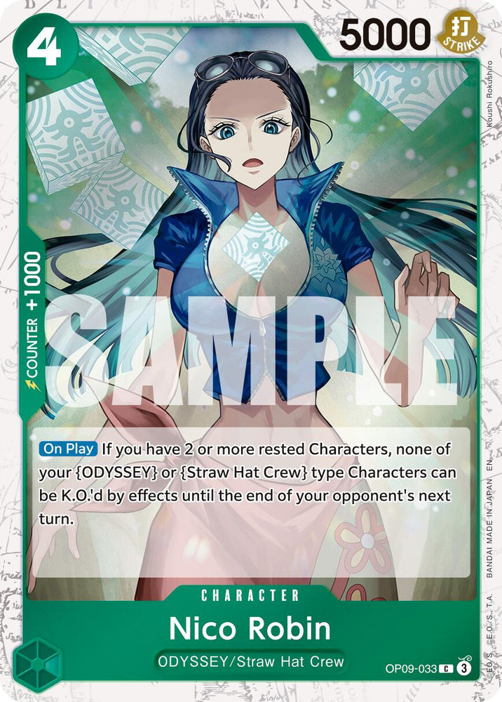 Nico Robin (OP09-033) (Pirate Foil) [Premium Booster -The Best- Vol. 2] Bandai
