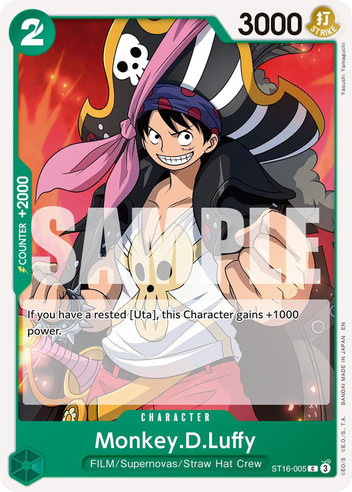Monkey.D.Luffy (ST16-005) (Reprint) [Premium Booster -The Best- Vol. 2] Bandai