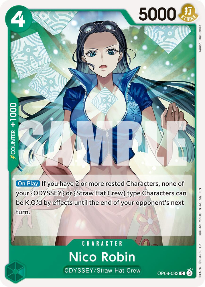 Nico Robin (OP09-033) (Reprint) [Premium Booster -The Best- Vol. 2] Bandai