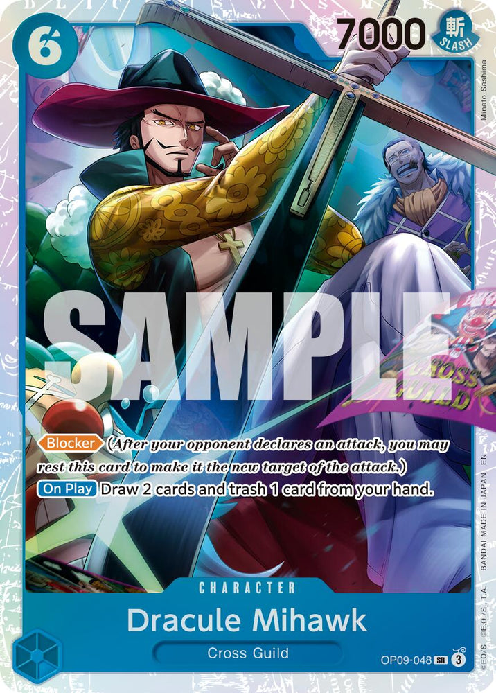 Dracule Mihawk (OP09-048) (Reprint) [Premium Booster -The Best- Vol. 2] Bandai