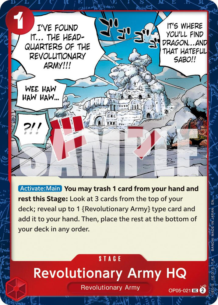 Revolutionary Army HQ (Pirate Foil) [Premium Booster -The Best- Vol. 2] Bandai